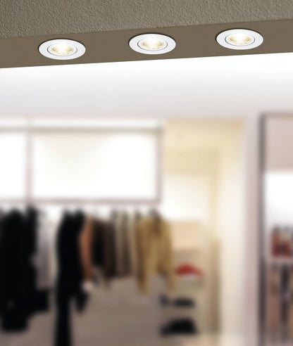 `Eglo - Saliceto-Z Recessed Light White ?8.8 - Rgb + Tw - Zigbee, Bluetooth`