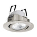 `Eglo - Saliceto-Z Recessed Light Brushed Steel ?8.8 - Rgb + Tw - Zigbee, Bluetooth`