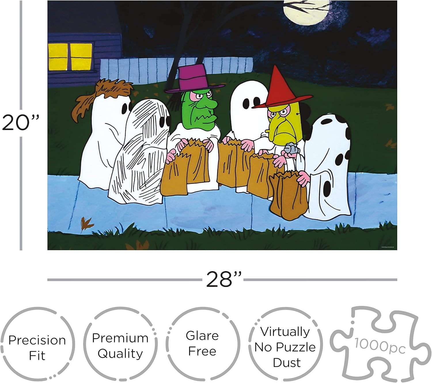 AQUARIUS - Peanuts Trick Or Treat 1000 Piece Jigsaw Puzzle