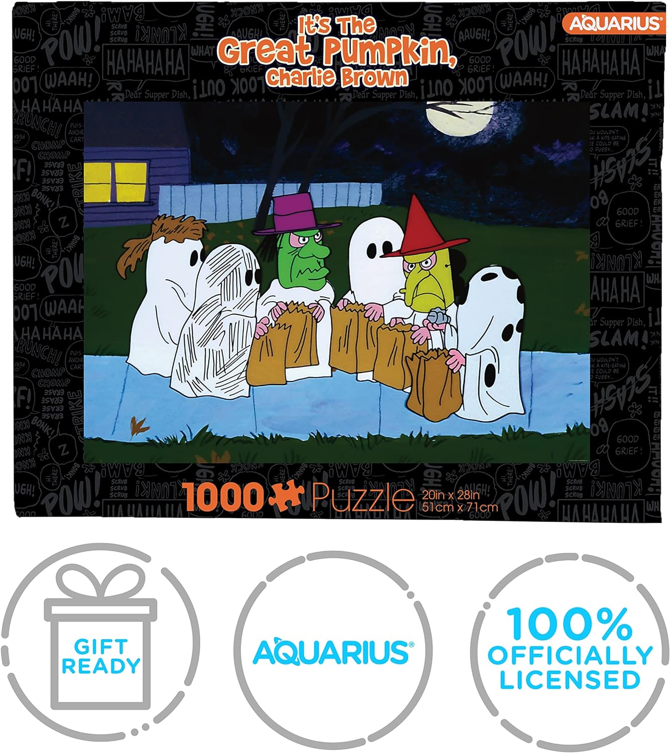 AQUARIUS - Peanuts Trick Or Treat 1000 Piece Jigsaw Puzzle