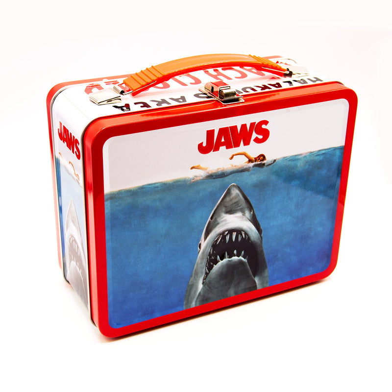 AQUARIUS Jaws Gen 2 Fun Box - Sturdy Tin Storage Box with Plastic Handle & Embossed Front Cover - Officially Licensed XXXXX Merchandise & Collectible Gift for Kids, Teens & Adults
