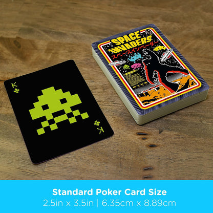 Aquarius Space Invaders Playing Cards – Space Invaders Themed Deck of Cards for Your Favorite Card Games - Officially Licensed Space Invaders Merchandise & Collectibles