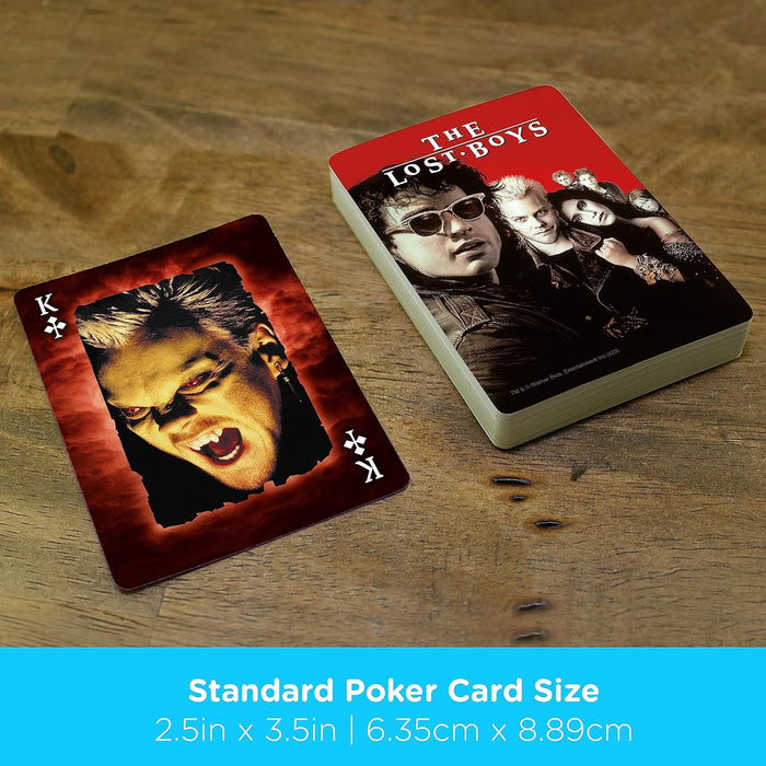 Aquarius Lost Boys Playing Cards - Lost Boys Movie Themed Deck of Cards for Your Favorite Card Games - Officially Licensed Lost Boys Merchandise & Collectibles 2.5 x 3.5