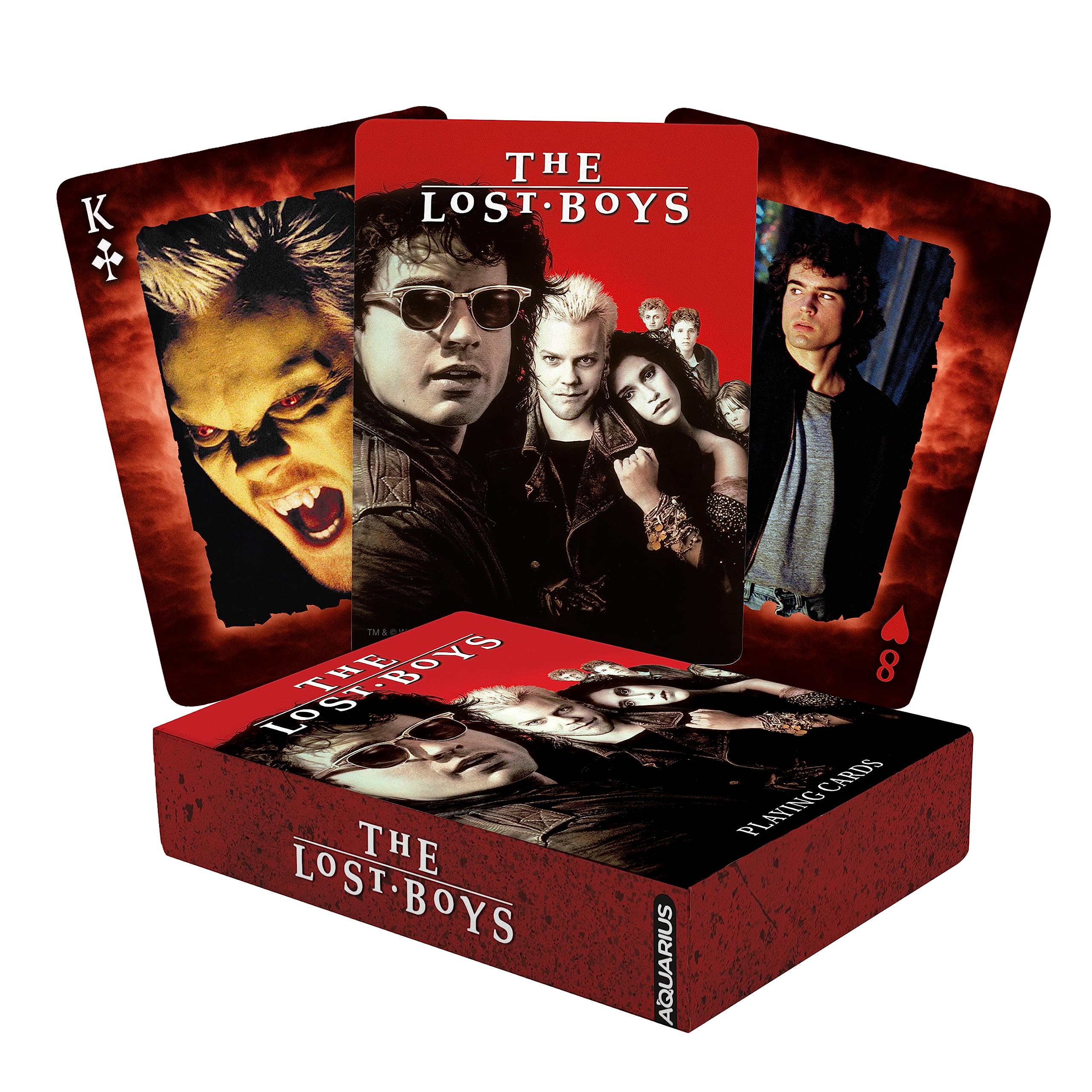 Aquarius Lost Boys Playing Cards - Lost Boys Movie Themed Deck of Cards for Your Favorite Card Games - Officially Licensed Lost Boys Merchandise & Collectibles 2.5 x 3.5