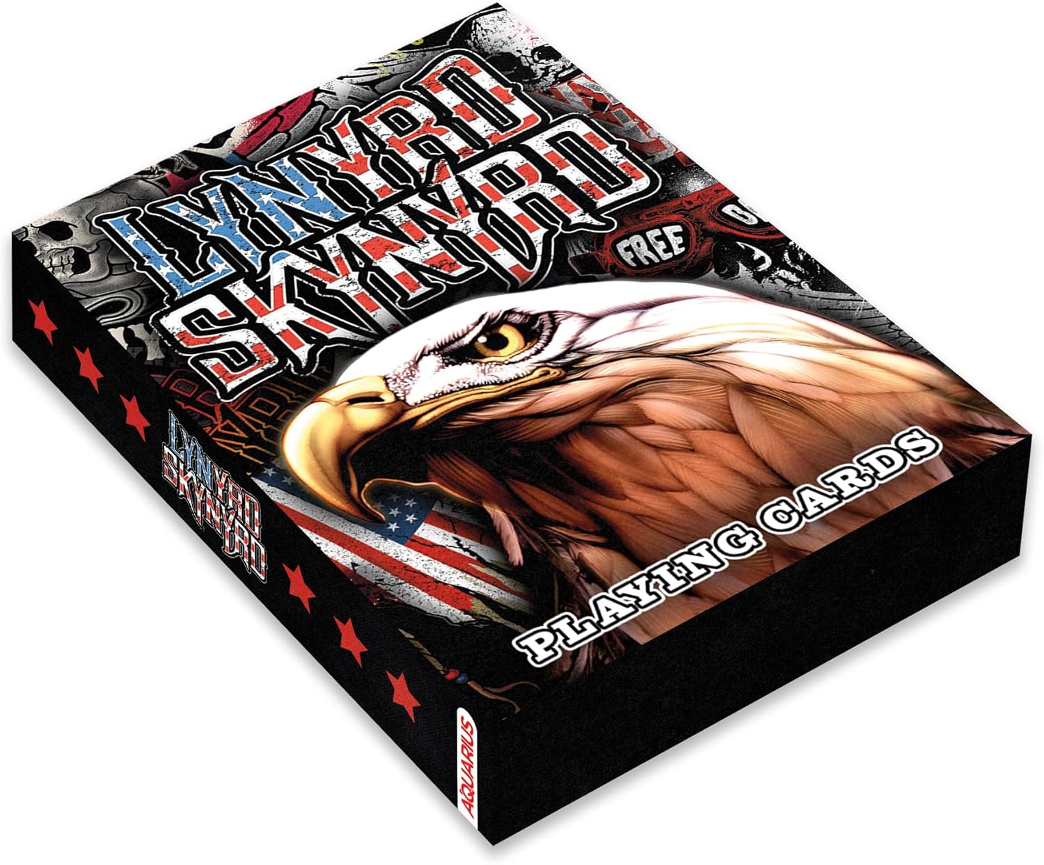 AQUARIUS Lynyrd Skynyrd Playing Cards – Lynyrd Skynyrd Themed Deck of Cards for Your Favorite Card Games - Officially Licensed Lynyrd Skynyrd Merchandise & Collectibles