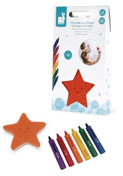 Janod J04725 Coloring in the Bath, 1 stück (1er Pack