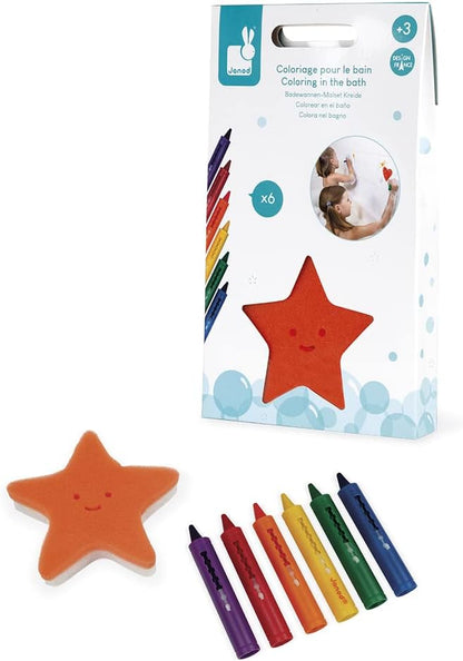 Janod J04725 Coloring in the Bath, 1 stück (1er Pack