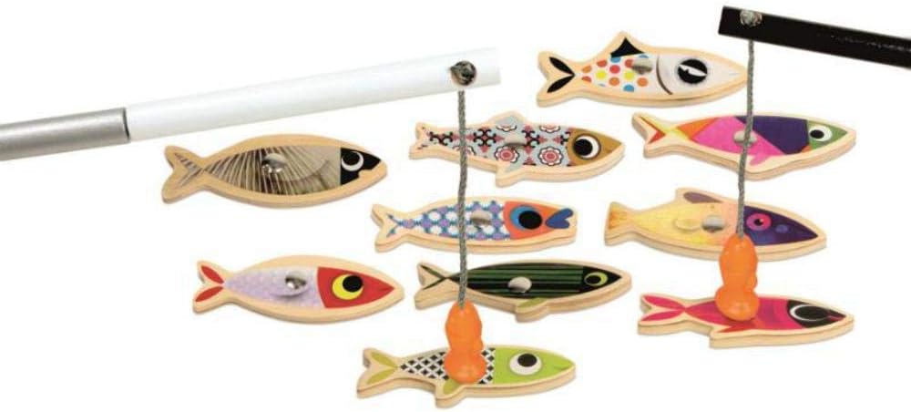 Janod -Sardine Fishing Game - Ages 2 and up - J08209