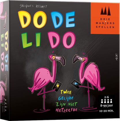 Drie Magiers Spellen - Dodelido Kaartspel - vanaf 8 jaar - Een van de beste spellen van 2016 - Realtime,Actie, - voor 2 tot 6 spelers - 999-DOD01