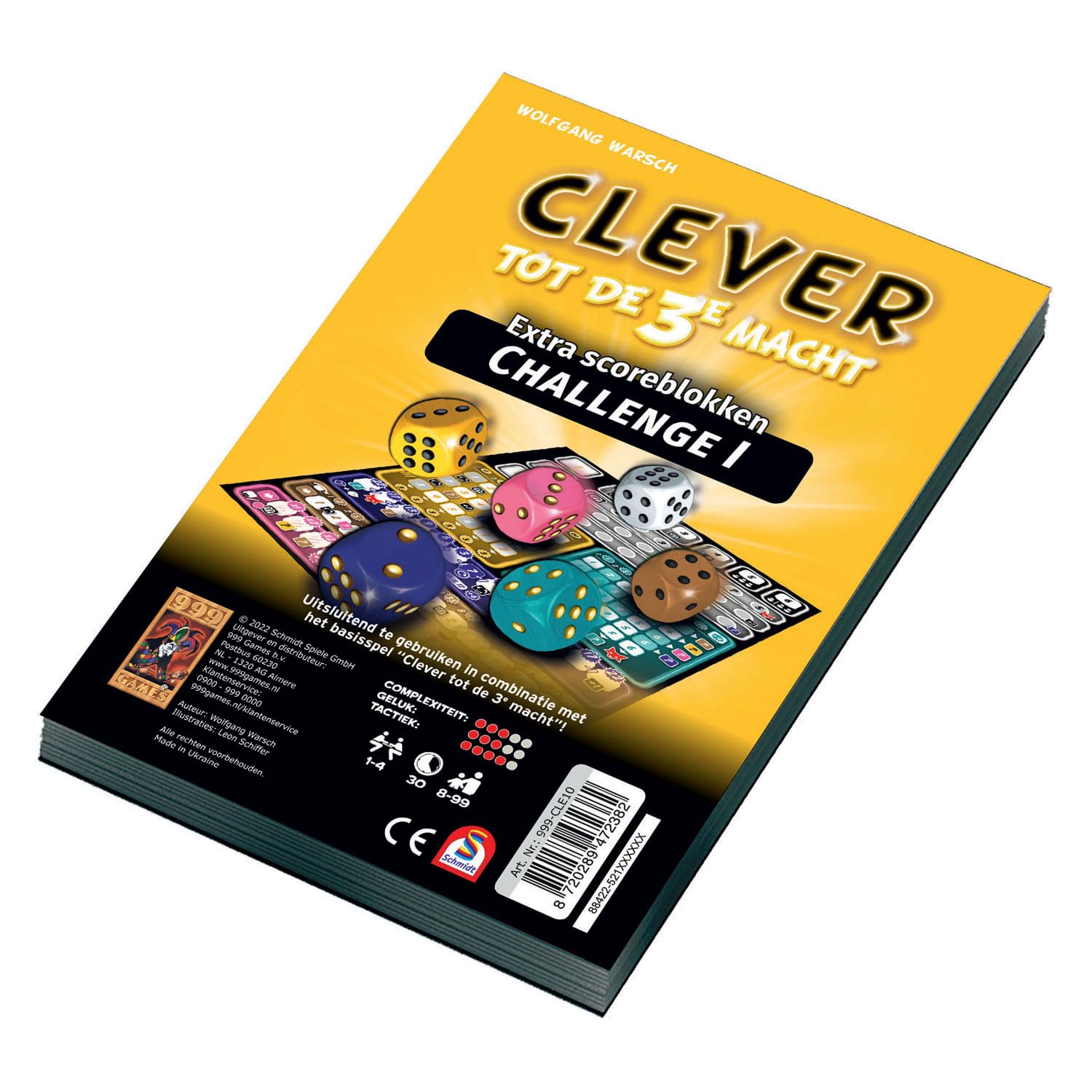 Scoreblock Clever bis 3. Macht Challenge Zwei Stück