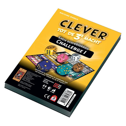 Scoreblock Clever bis 3. Macht Challenge Zwei Stück