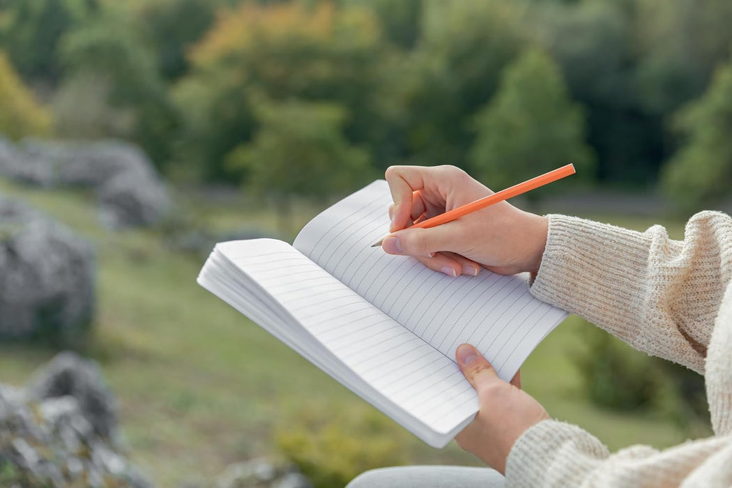 SIGEL RU103 Notebook Re-Up, lined, 100 g/m², approx. A5, green, softcover, 100 pages, sustainable