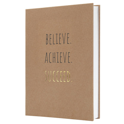 SIGEL JN803 Jolie Notebook, Pure Success, lined, 15,2 x 20,3 cm, hardcover, 192 pages, brown, black, gold