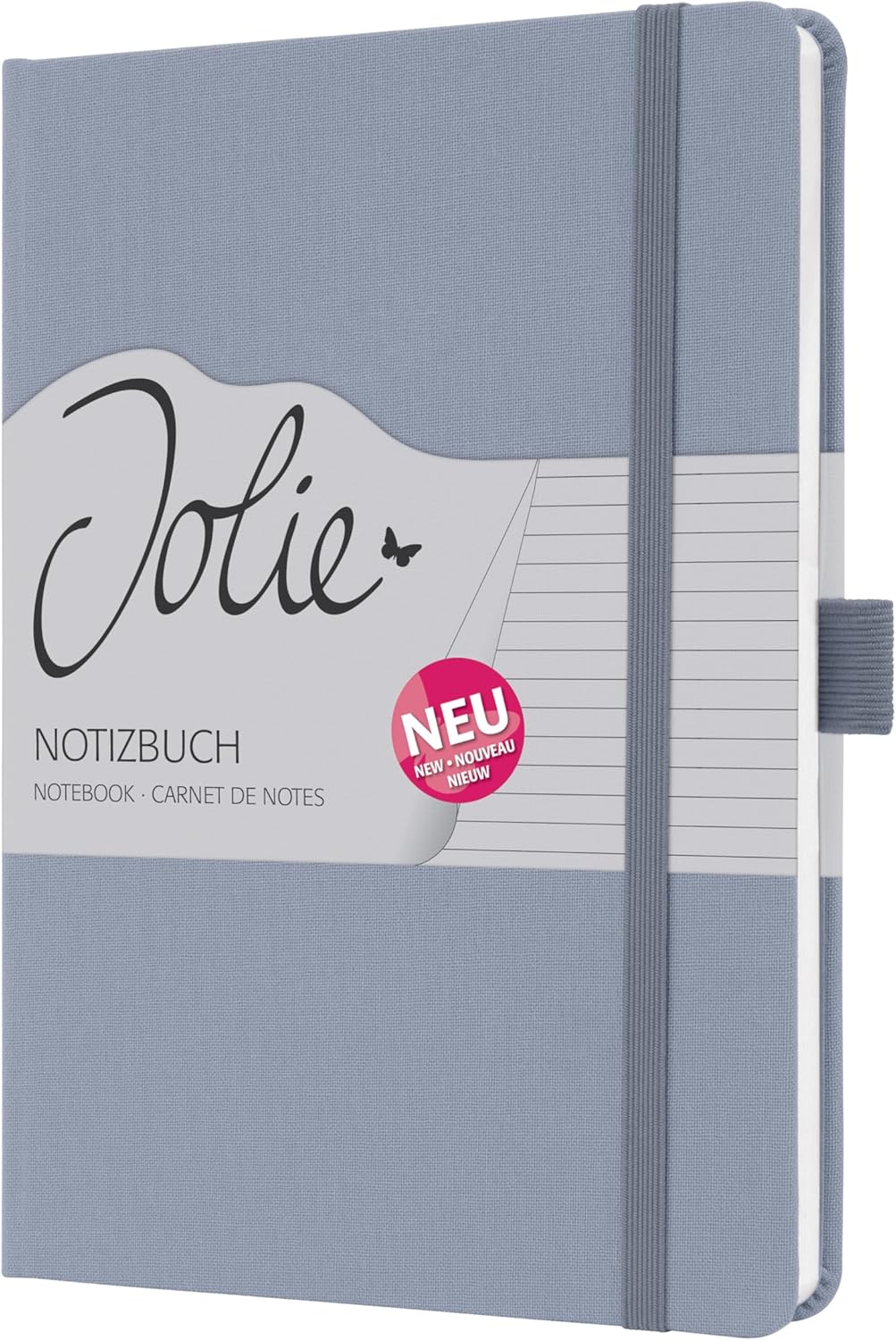 SIGEL JN407 Jolie Notebook, Lined, Approx. A5, Lilac, hardcover, 192 Pages