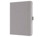 SIGEL JN403 Jolie Notebook, Lined, Approx. A5, Light Grey, hardcover, 192 Pages