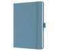 SIGEL JN401 Jolie Notebook, Lined, Approx. A5, Blue, hardcover, 192 Pages