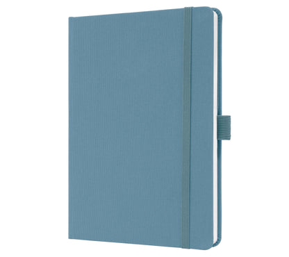 SIGEL JN401 Jolie Notebook, Lined, Approx. A5, Blue, hardcover, 192 Pages