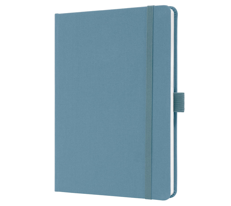SIGEL JN401 Jolie Notebook, Lined, Approx. A5, Blue, hardcover, 192 Pages