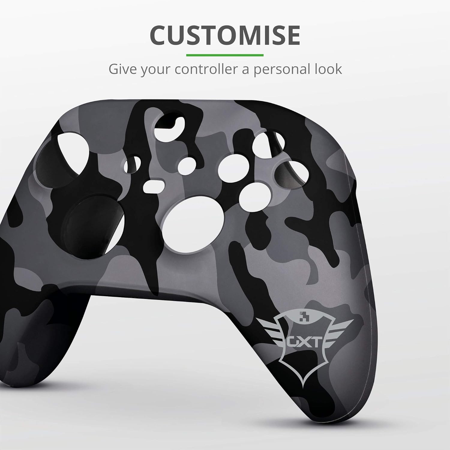 Trust Gaming GXT 749K Xbox Controller Skin, Anti-slip Silicone Cover Case for Wireless Xbox Series X/S Controller, Protective Accessories for Gamepad