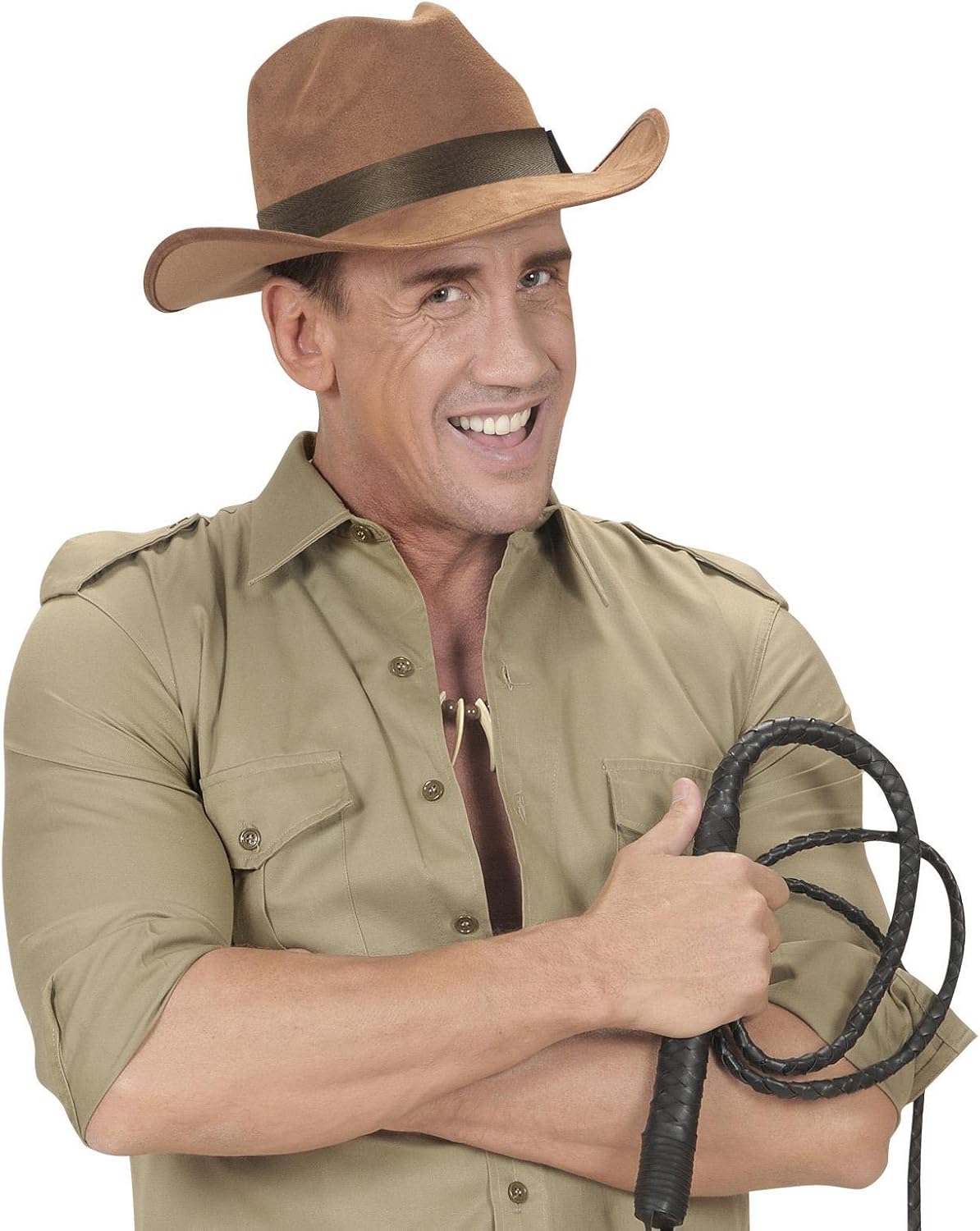 "ADVENTURER HAT" suedelook