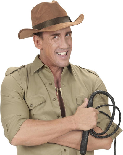 "ADVENTURER HAT" suedelook
