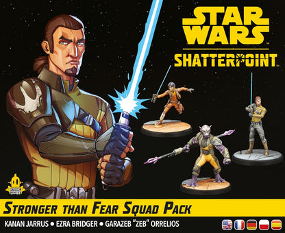Atomic Mass Games | Star Wars Shatterpoint Stronger Than Fear Squad Pack | Expansión de Miniaturas | A Partir de 14 Años | para 2 Jugadores | 90 Min por Partida | Multilenguaje (Incluye Español
