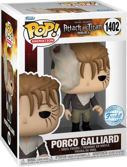 Funko Pop! Animation: Attack on Titan - Porco Galliard - Collectable Vinyl Figure - Gift Idea - Official Merchandise - Toys for Kids & Adults - Anime Fans - Model Figure for Collectors and Display
