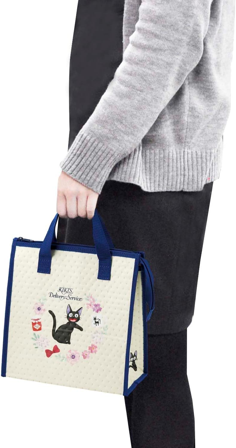 Skater FBC1-A Lunch Bag, Non-Woven Insulated Bag, Kiki's Delivery Service, French, Studio Ghibli