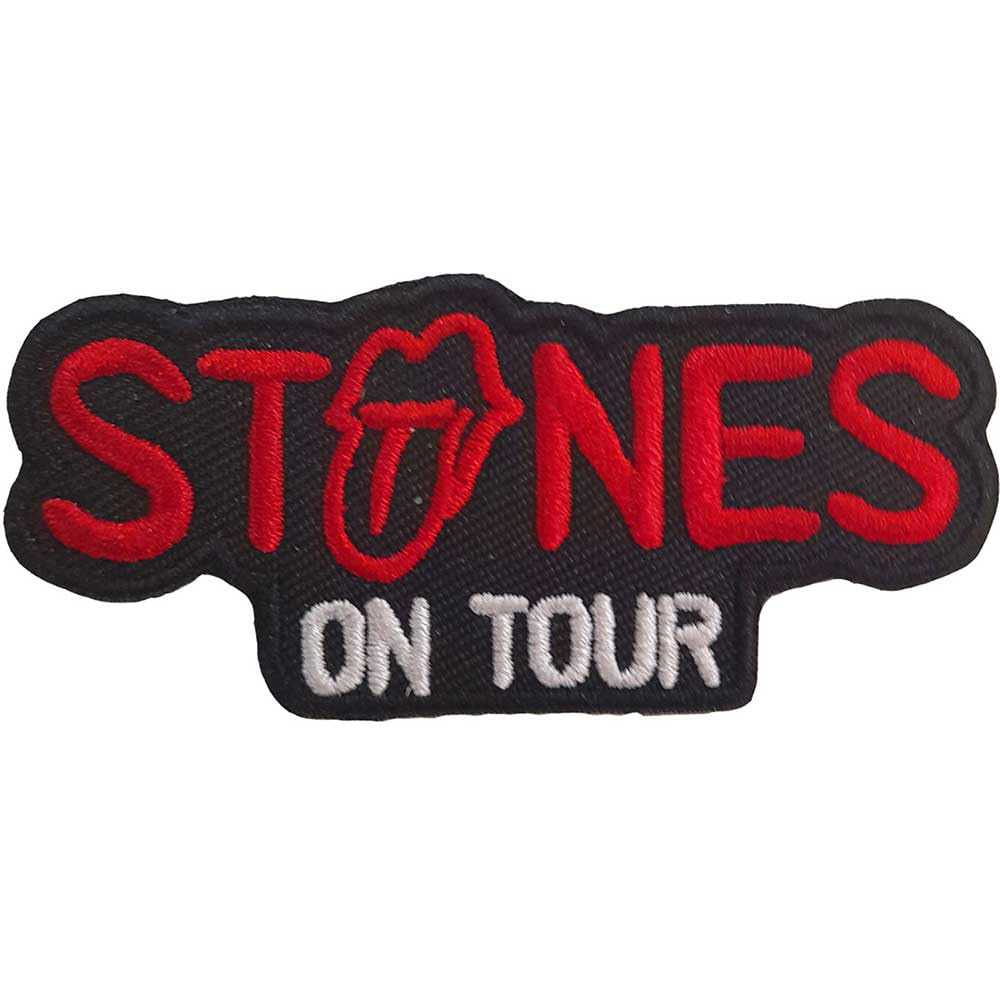 The Rolling Stones Standard Patch: On Tour Official Woven Patch