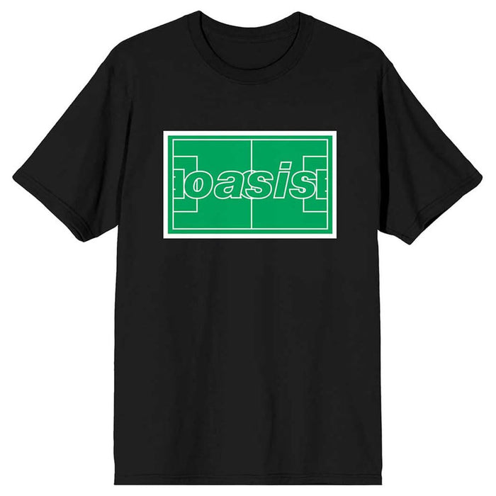 Rock Off officially licensed products Oasis Maine Road Football Pitch T Shirt