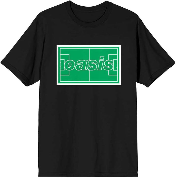 Rock Off officially licensed products Oasis Maine Road Football Pitch T Shirt