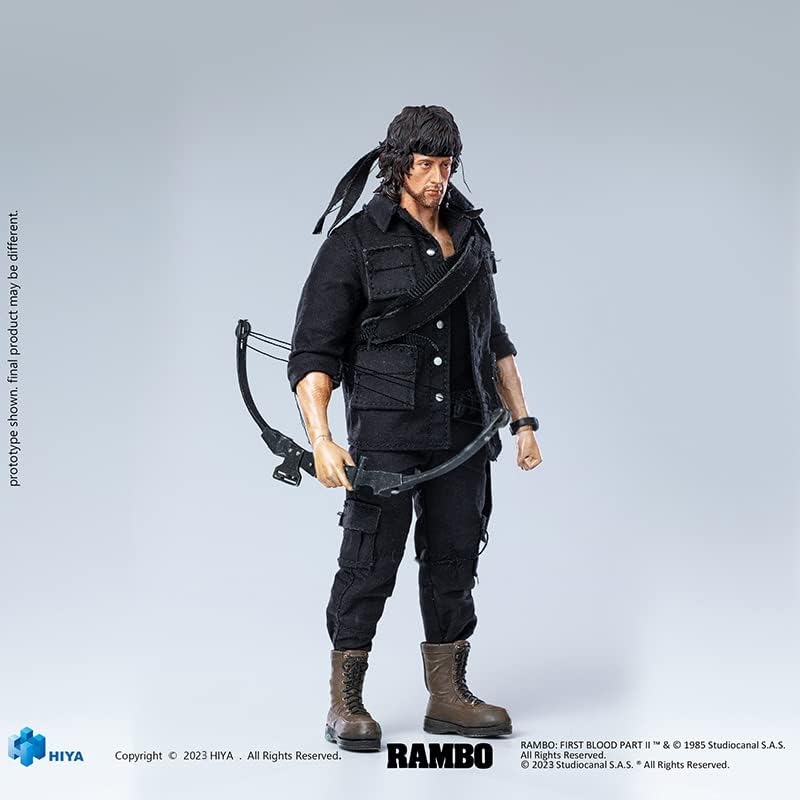 Hiya Toys Rambo: First Blood Part II – Rambo Exquisite Super Series 1:12 Scale PX Action Figure