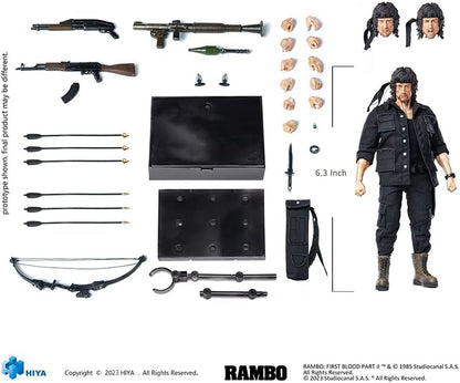 Hiya Toys Rambo: First Blood Part II – Rambo Exquisite Super Series 1:12 Scale PX Action Figure