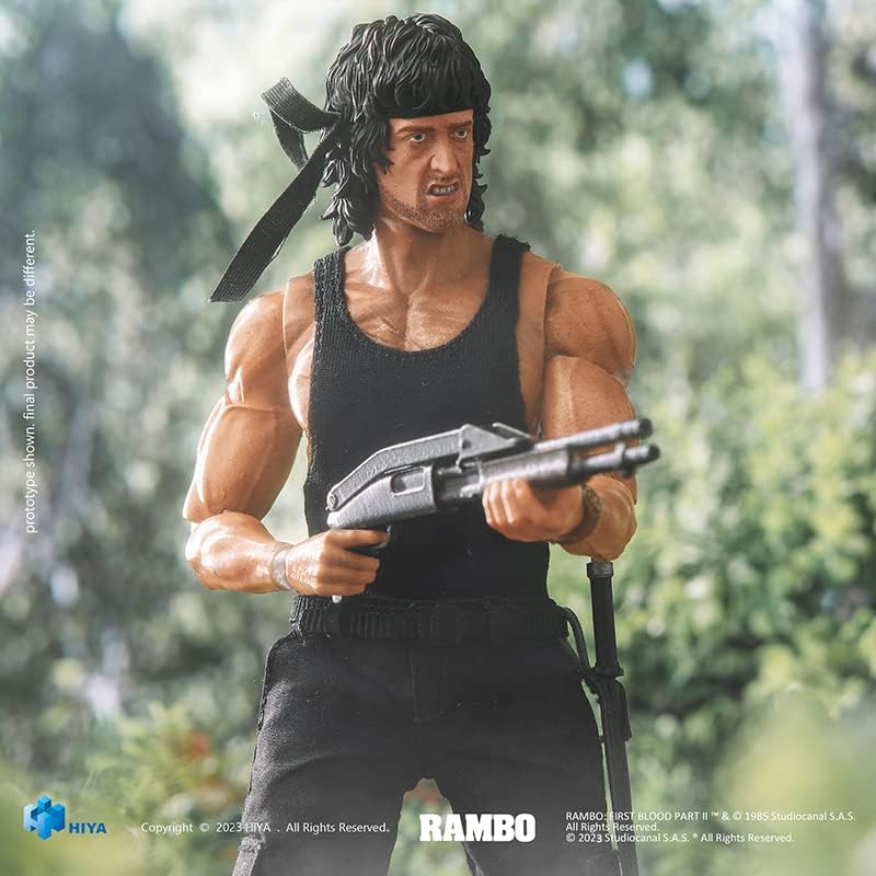 Hiya Toys Rambo: First Blood Part II – Rambo Exquisite Super Series 1:12 Scale PX Action Figure