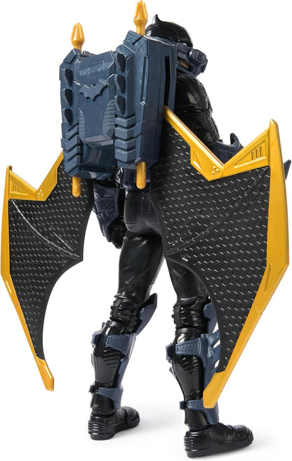 DC Comics Batman Adventures, 30-centimetre Night Sky Batman Action Figure with Expandable Wings, Kids’ Toys for Boys and Girls Aged 3 and Up
