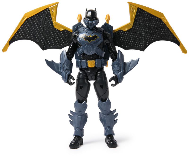 DC Comics Batman Adventures, 30-centimetre Night Sky Batman Action Figure with Expandable Wings, Kids’ Toys for Boys and Girls Aged 3 and Up