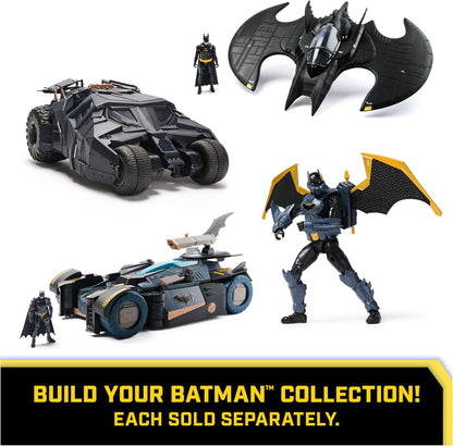 DC Comics Batman Adventures, 30-centimetre Night Sky Batman Action Figure with Expandable Wings, Kids’ Toys for Boys and Girls Aged 3 and Up