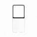 Clear Case SMAPP Custodia Trasparente per Samsung Galaxy Z Flip6, Trasparente