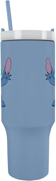 Pyramid International LILO & Stitch 40oz/1200ml Tumbler with Straw and Lid, Advanced Double-Wall Vacuum Insulation, Keeps Cold Up to 11 Hours, Hot Up to 7 Hours, BPA-Free