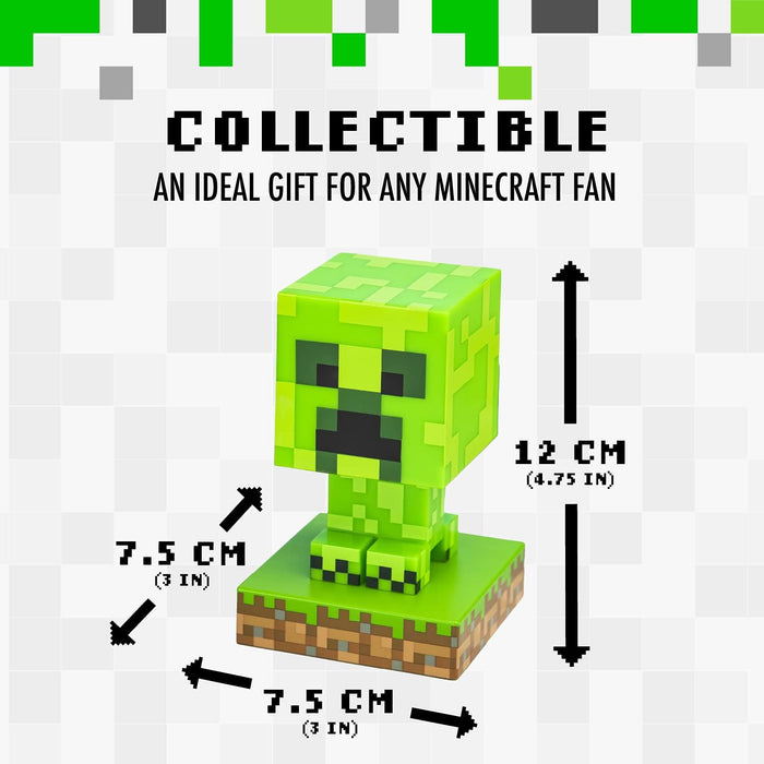 Paladone Lampada Minecraft, Creeper Icon Light, 11 cm