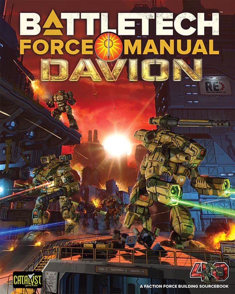 Catalyst Game Labs BattleTech | Book | Force Manual Davion Ages 14+
