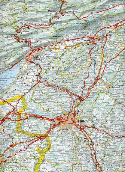 Suisse Sud-Ouest - Michelin Regional Map 552