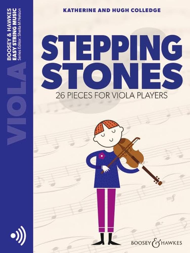 Stepping Stones - 26 Pieces for Viola Players - Easy String Music - Sheet Music with Online Audio Files - Boosey & Hawkes (BH 13825