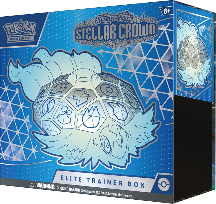 Pokémon TCG: Scarlet & Violet—Stellar Crown Elite Trainer Box (1 Full-Art Promo Card, 9 Boosters & Premium Accessories