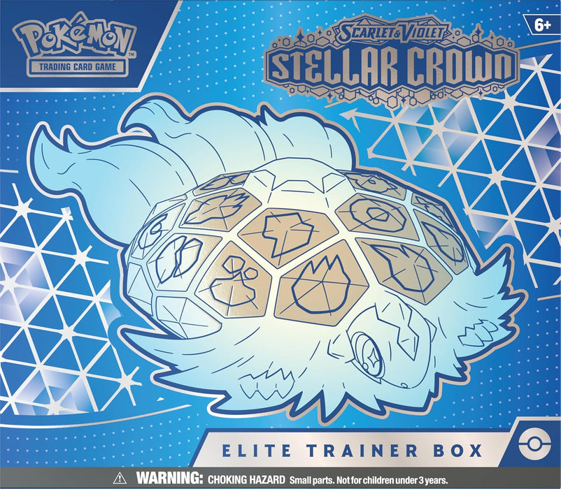 Pokémon TCG: Scarlet & Violet—Stellar Crown Elite Trainer Box (1 Full-Art Promo Card, 9 Boosters & Premium Accessories
