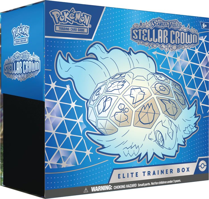 Pokémon TCG: Scarlet & Violet—Stellar Crown Elite Trainer Box (1 Full-Art Promo Card, 9 Boosters & Premium Accessories