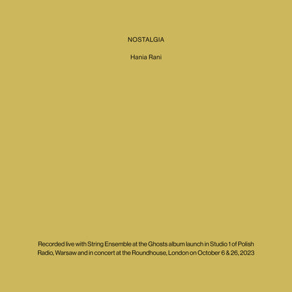 Hania Rani: Nostalgia