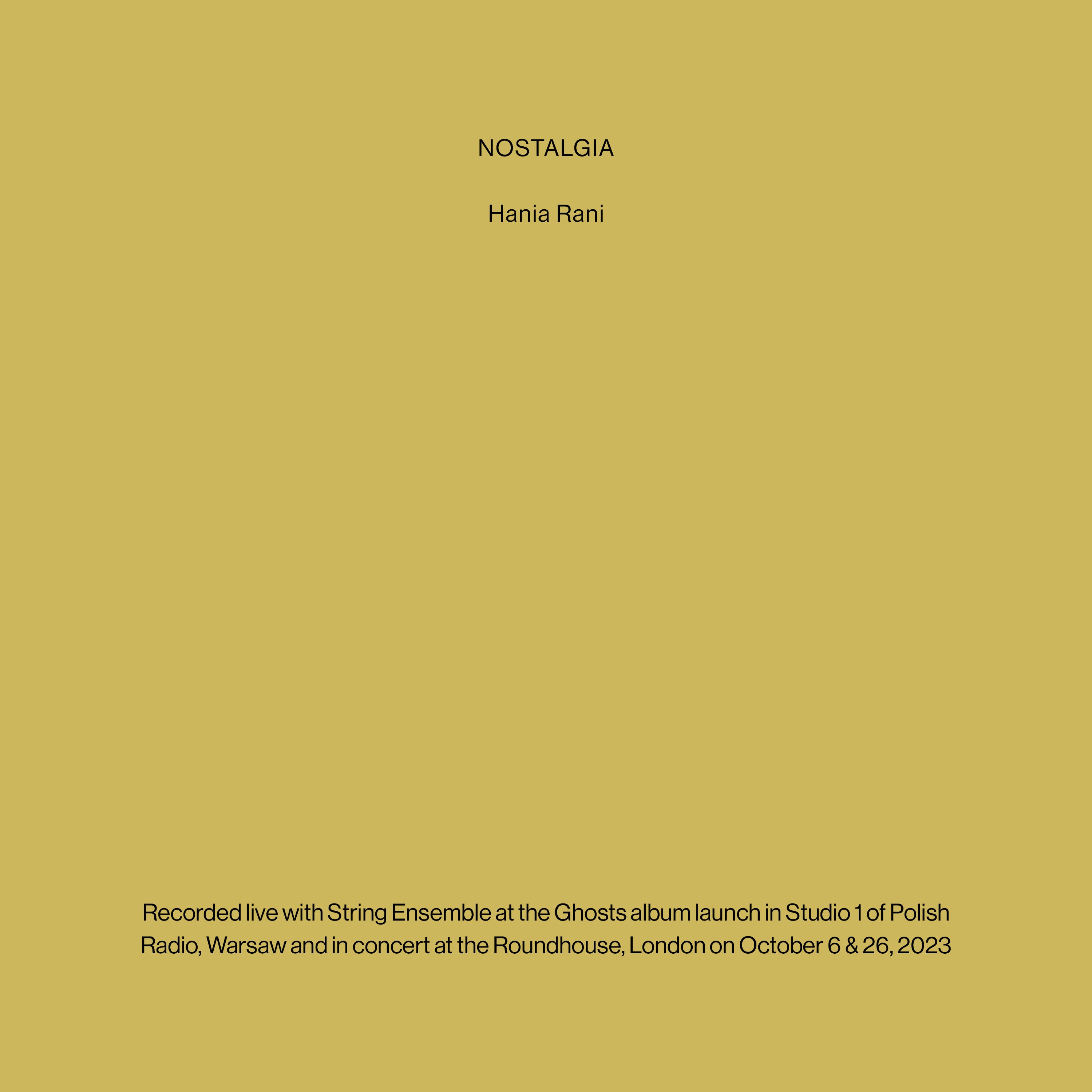 Hania Rani: Nostalgia
