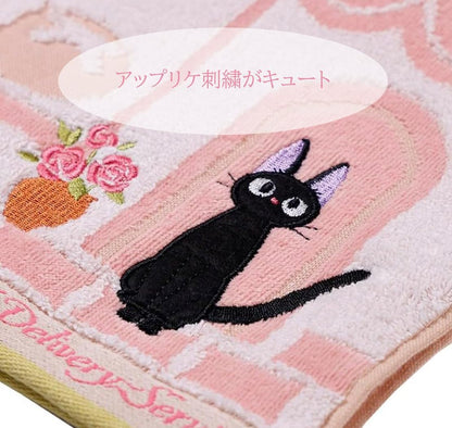 Marushin Ghibli 1005054200 Face Towel, Kiki's Delivery Service, 100% Cotton, Character Goods, Gift, Gift, Birthday, Mother's Day, Street Corner