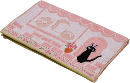 Marushin Ghibli 1005054200 Face Towel, Kiki's Delivery Service, 100% Cotton, Character Goods, Gift, Gift, Birthday, Mother's Day, Street Corner